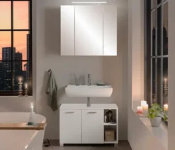 Spiegelschrank »Dorina« mit Licht, 80 cm