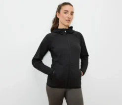 Sportjacke, schwarz