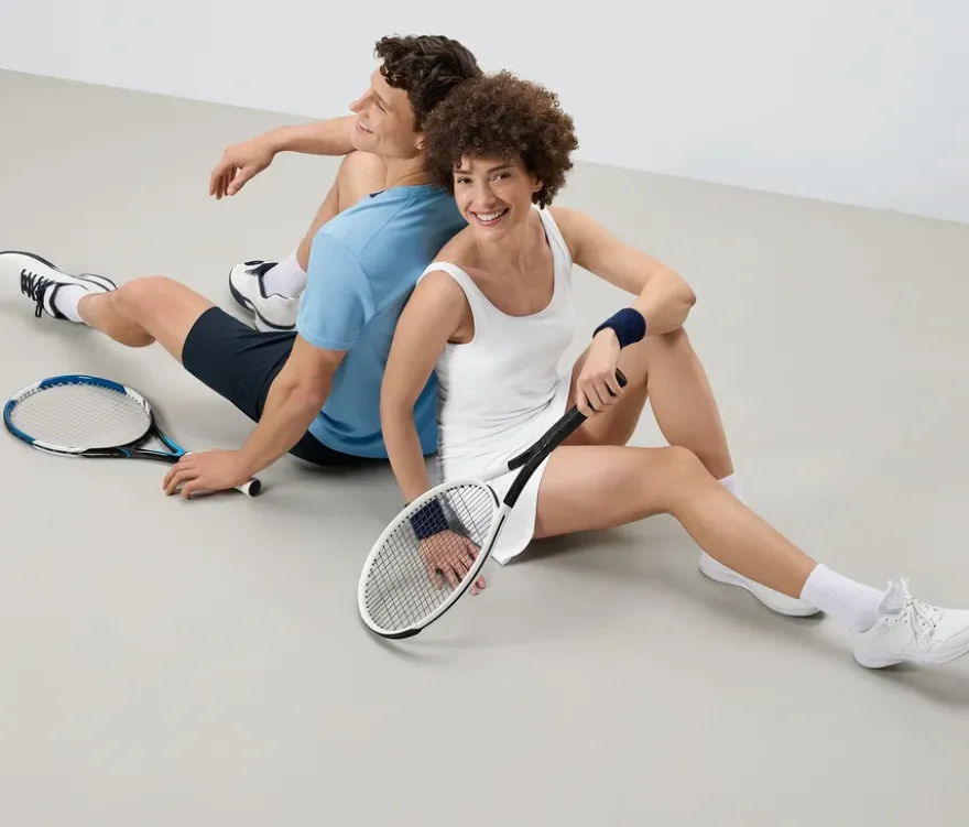 Sportkleid mit Radler, weiß