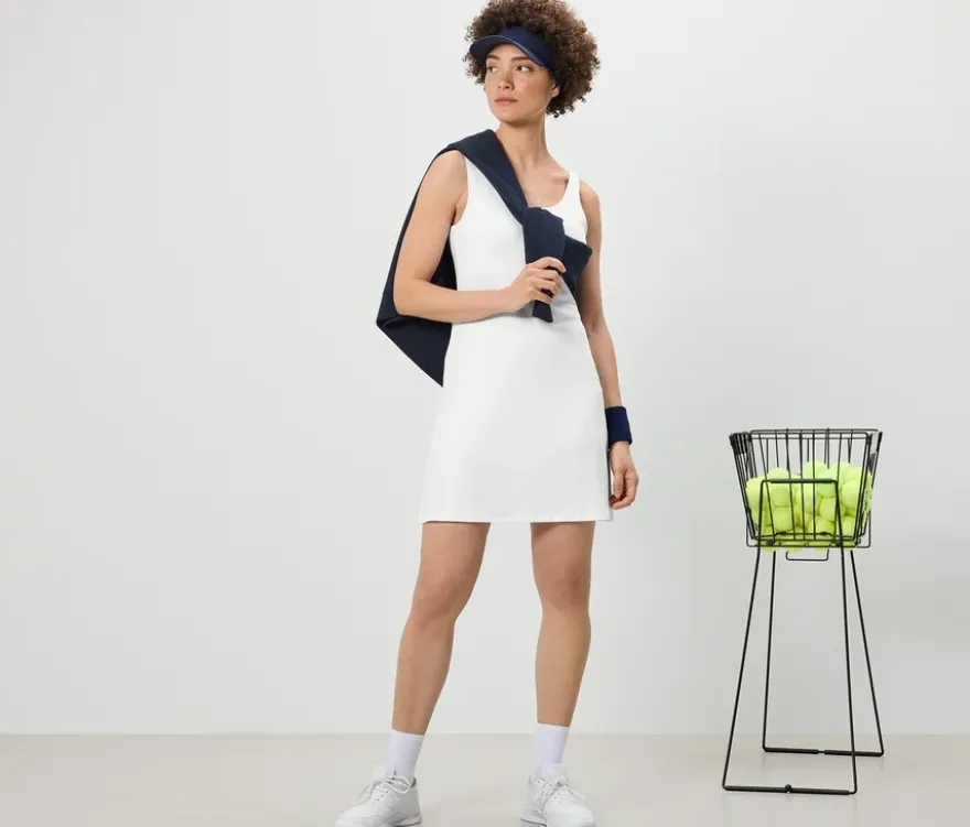 Sportkleid mit Radler, weiß