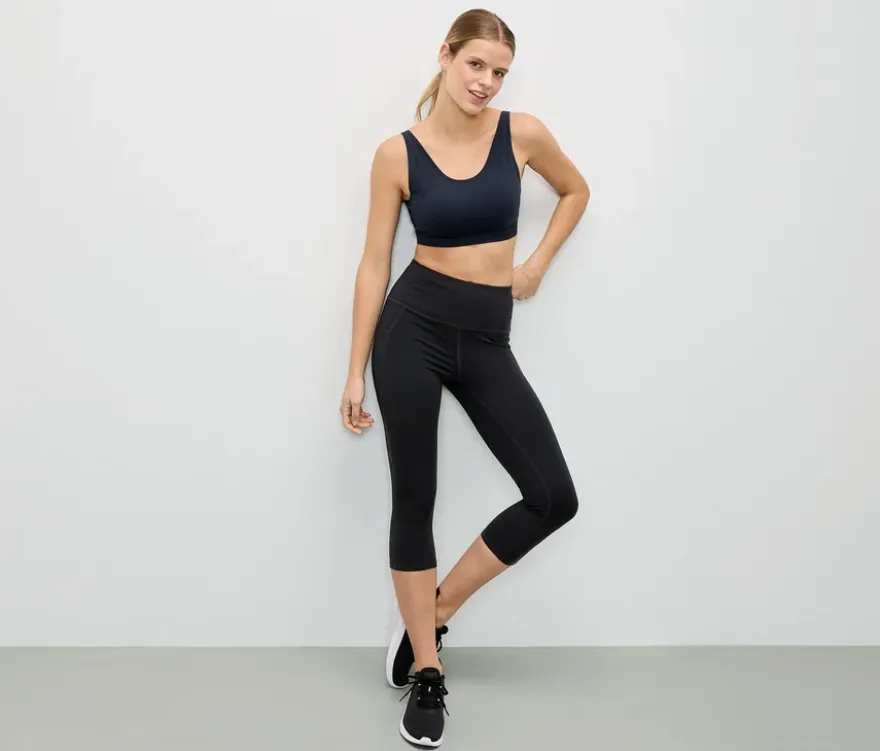 3/4-Sportleggings »ActivePower«, schwarz