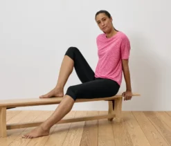 3/4-Sportleggings »ActiveSoft«, schwarz