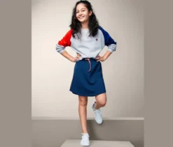 Sportlicher Jerseyrock