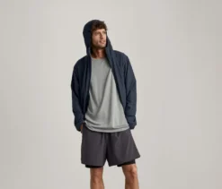 Sportshirt, hellgrau meliert