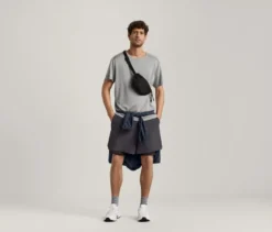 Sportshirt, hellgrau meliert