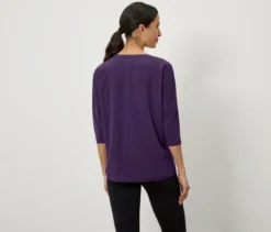 3/4-Sportshirt, lila