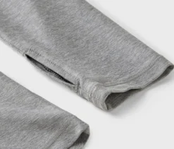 Sportshirt mit Half-Zip, grau