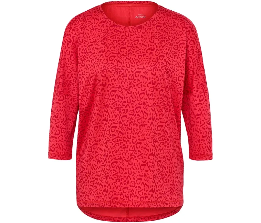 3/4-Sportshirt, rot