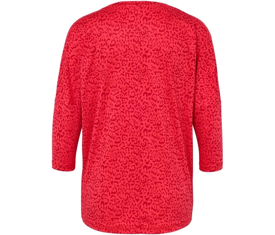 3/4-Sportshirt, rot