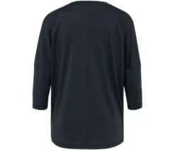 3/4-Sportshirt, schwarz
