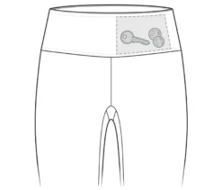 Sporttight, schwarz
