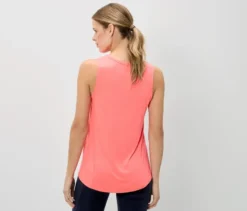 2 Sport-Tops, korallenrot, pfirsich
