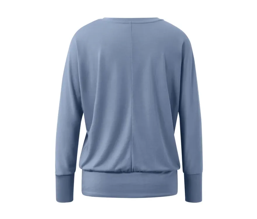 Sport-und-Yogashirt, blau