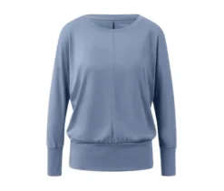 Sport-und-Yogashirt, blau