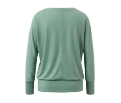 Sport-und-Yogashirt, salbeigrün