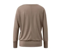 Sport-und-Yogashirt, taupe