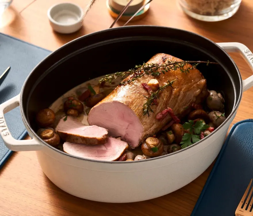 STAUB Bräter »Cocotte 29«, weiß, ca. 4,2 l