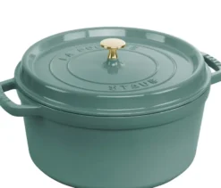 STAUB »Cocotte 28«, eukalyptusgrün, ca. 6,7 l