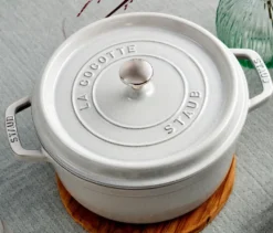 STAUB »Cocotte 26«, weiß, ca. 5,2 l