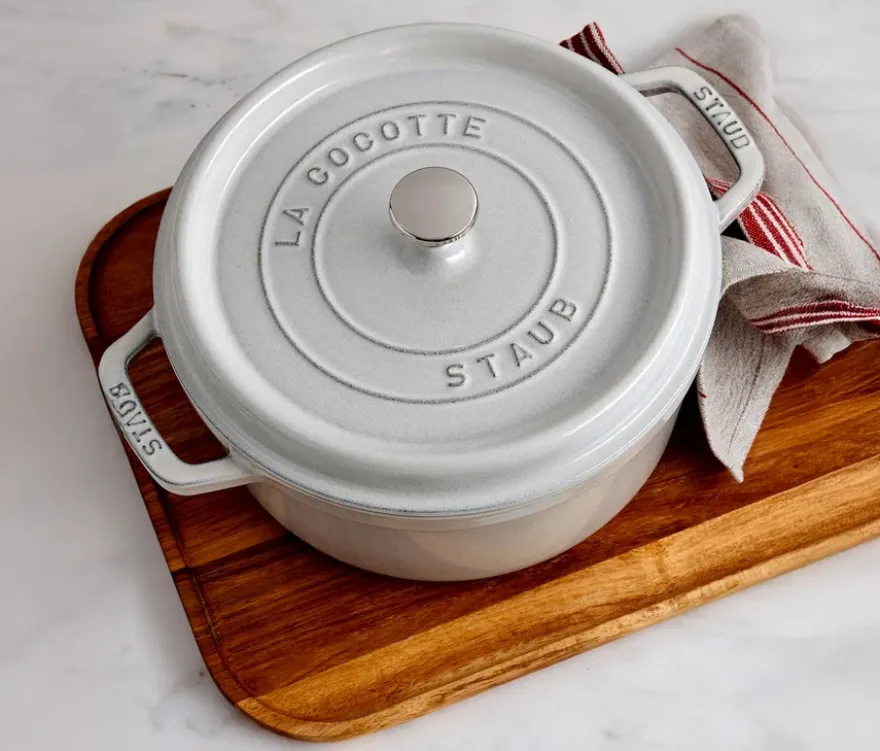 STAUB »Cocotte 26«, weiß, ca. 5,2 l