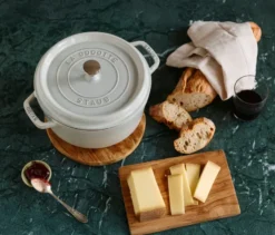 STAUB »Cocotte 24«, weiß, ca. 3,7 l