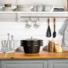 STAUB Gusseisen-Kochtopfset »Stackable«, schwarz