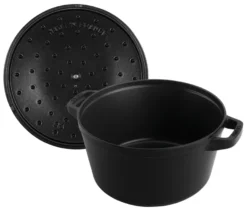 STAUB Gusseisen-Kochtopfset »Stackable«, schwarz