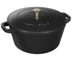 STAUB Gusseisen-Kochtopfset »Stackable«, schwarz