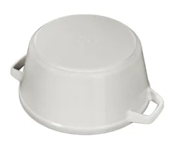 STAUB Gusseisen-Kochtopfset »Stackable«, weißer Trüffel