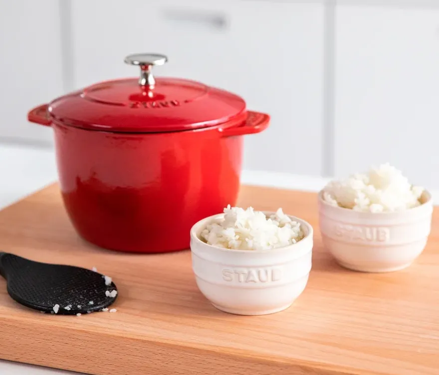 STAUB Reis-Cocotte, 16 cm, rund, rot