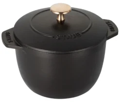 STAUB Reis-Cocotte, 16 cm, rund, schwarz