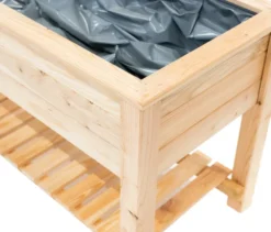 Stelzenhochbeet mit Boden