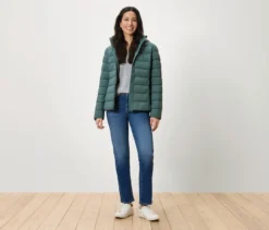 Steppjacke, aqua