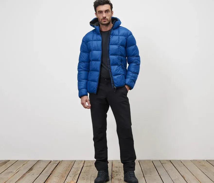 Steppjacke, blau
