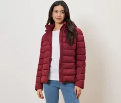 Steppjacke, rot