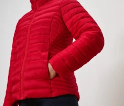Steppjacke, rot