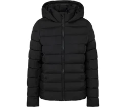 Steppjacke, schwarz