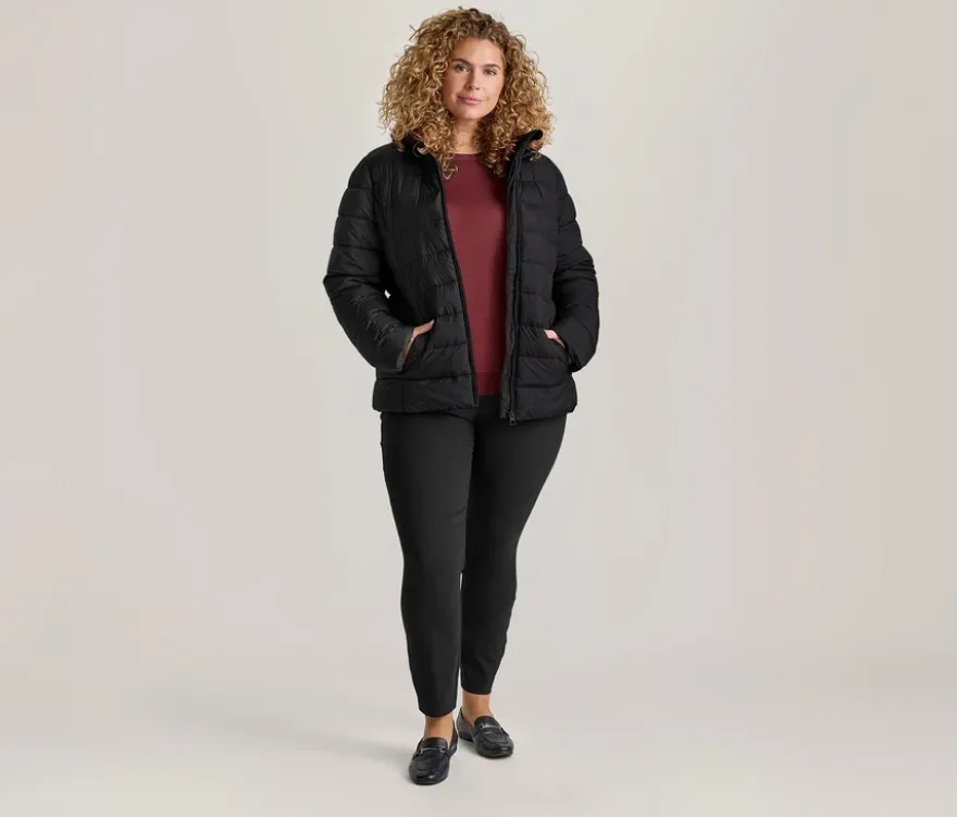 Steppjacke, schwarz