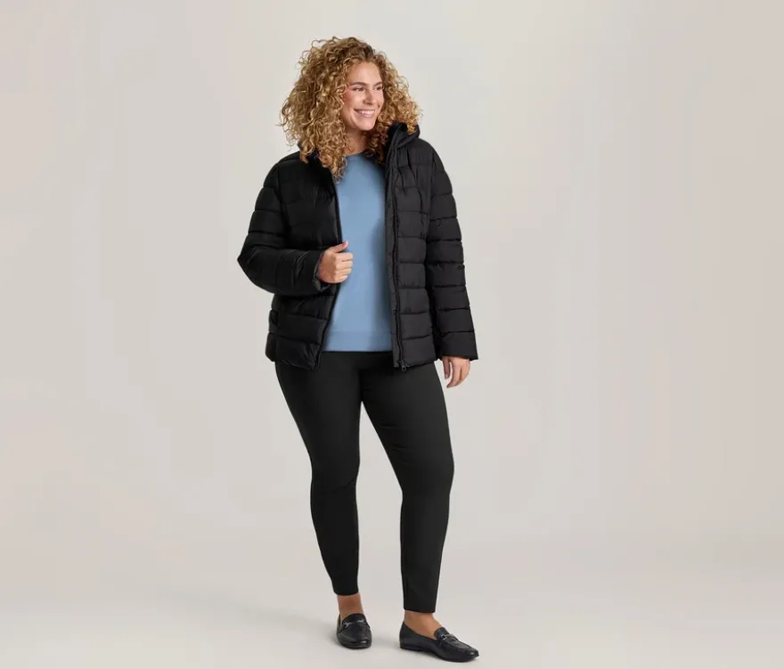 Steppjacke, schwarz