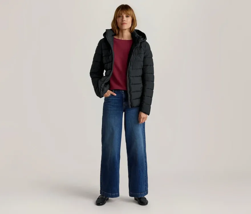 Steppjacke, schwarz
