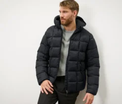 Steppjacke, schwarz