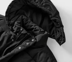 Stepp-Parka mit Kapuze