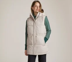 Steppweste, offwhite