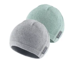Sterntaler Strickmütze, silberfarben/steingrün
