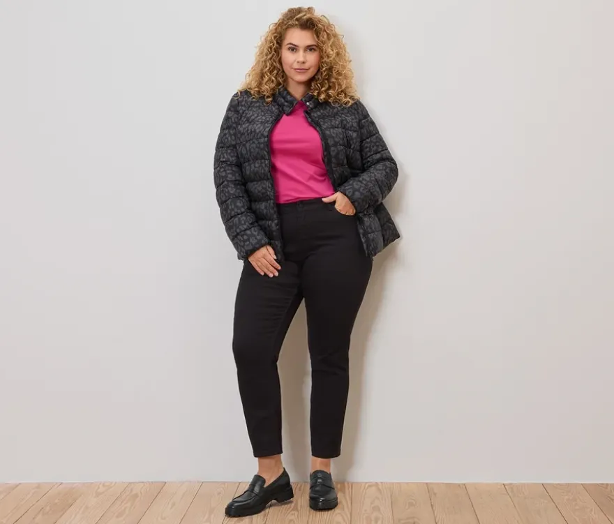 Straight Jeans – Fit »Juna«, black