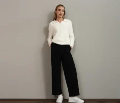 Street One Strickpullover mit Polokragen