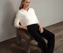 Street One Strickpullover mit Polokragen