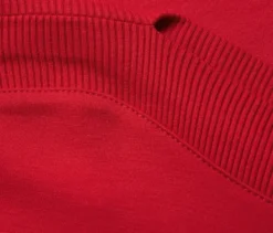 Street One T-Shirt mit Rippdetail, rot