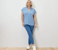 Stretchhose, blau