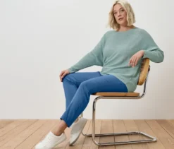 Stretchhose, blau